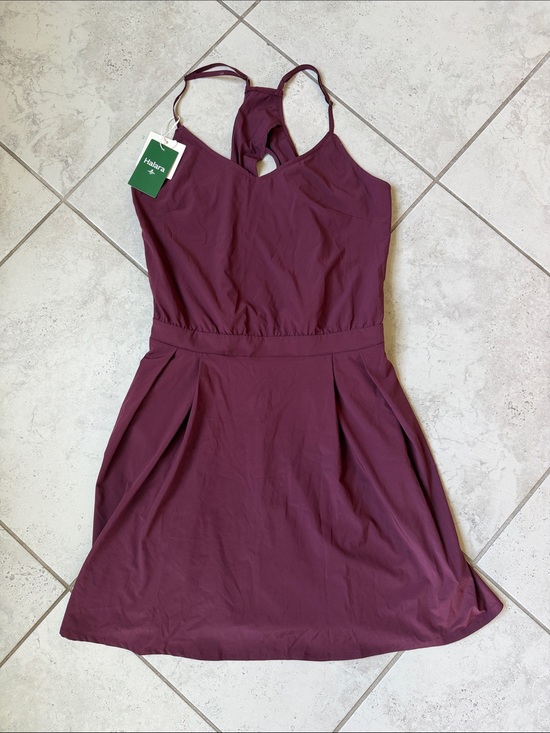 HALARA Dresses & Skirts - HALARA Wine Burgundy Racerback Mini Dress